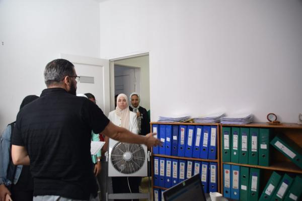 تدريب عملي لطلاب جامعة القاهرة