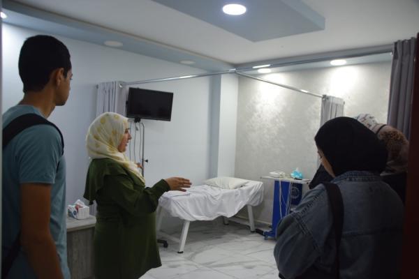 تدريب عملي لطلاب جامعة القاهرة