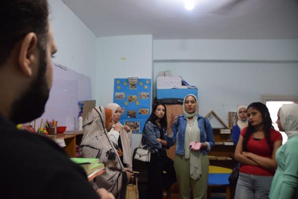 تدريب عملي لطلاب جامعة القاهرة