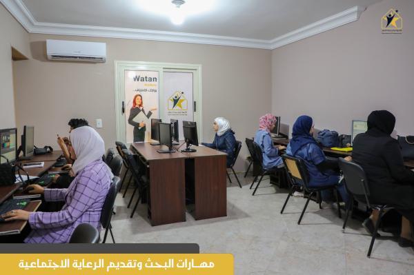 تدريب مهارات البحث الاجتماعي و تقديم الرعاية الاجتماعية