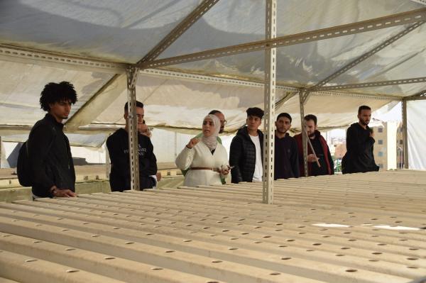 التدريب الميداني لطلاب جامعة حلوان