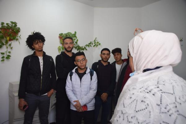 التدريب الميداني لطلاب جامعة حلوان