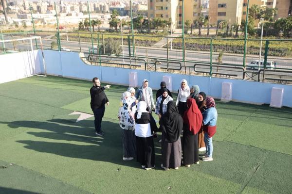  ختام برنامج التدريبات الميدانية لجامعة حلوان الفرقة الأولى 3