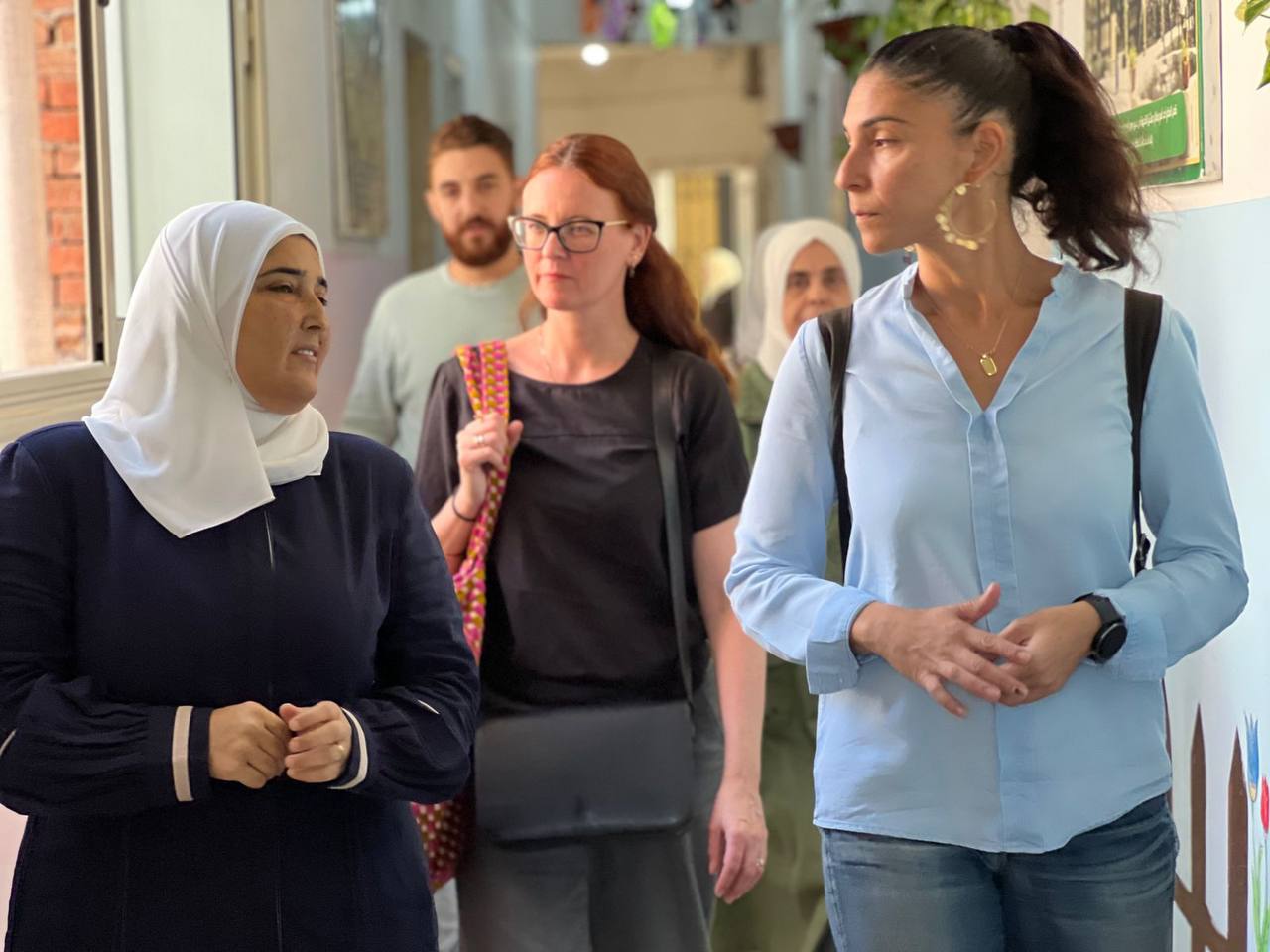 Visit of a delegation from the Norwegian Refugee Council (NRC) to Damas Development Foundation to see all its departments and activities