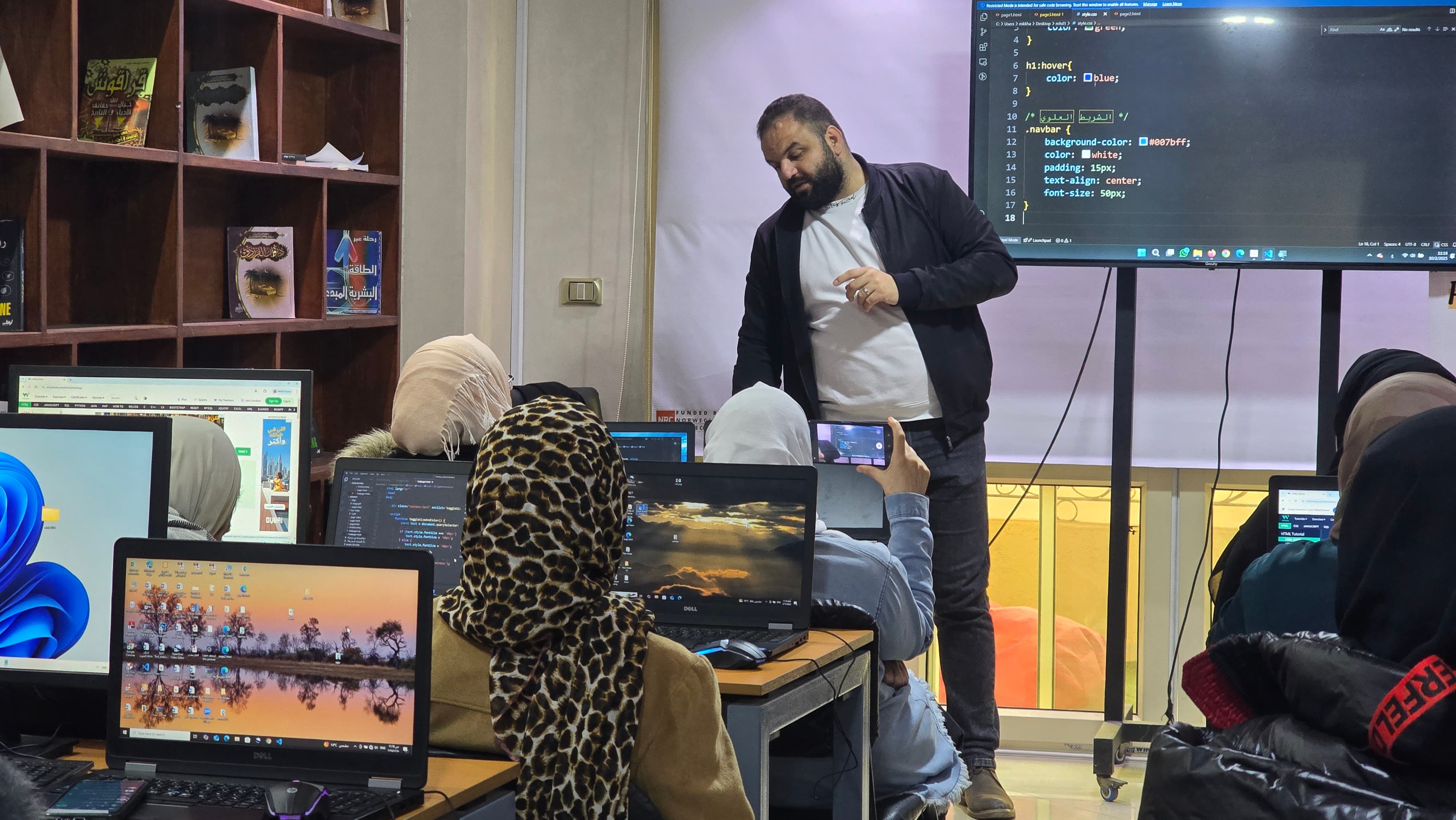 Programming enables refugees to start a new career path